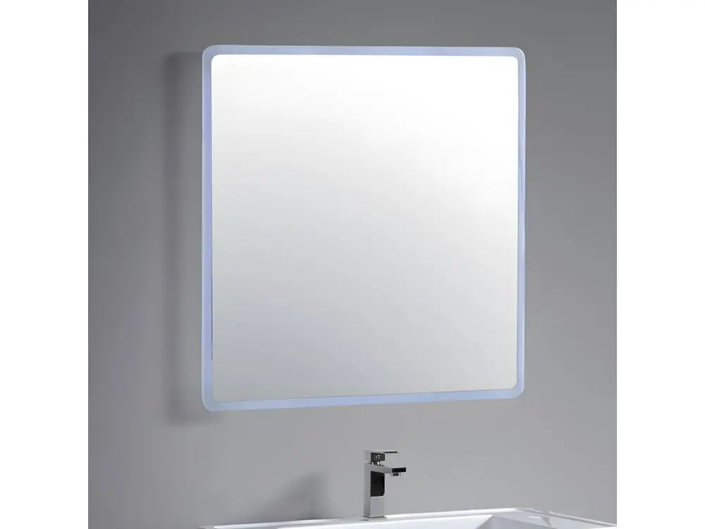 Miroir salle de bain LED 80 x 80 cm