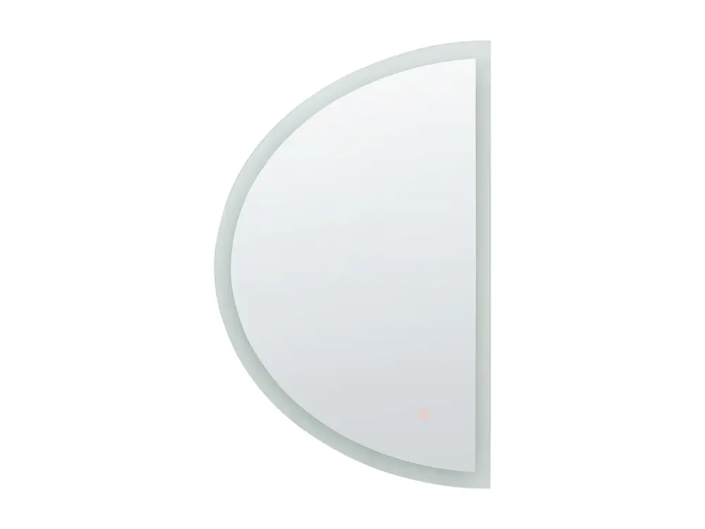 Miroir lumineux à LED argenté ø 80 cm BEZONS