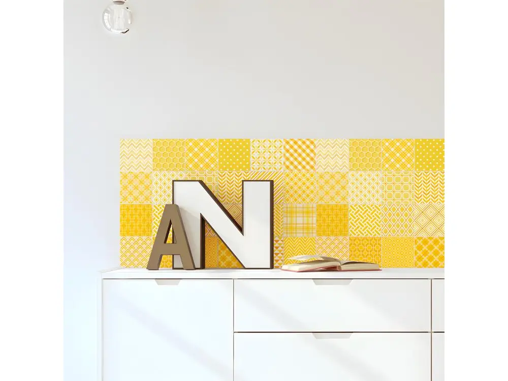 Stickers muraux - Sticker Mural Carrelage adhésif Cuisine Salle de Bain - 24 STICKERS CARRELAGES SCANDINAVE STOCKHOLM - 40x60cm