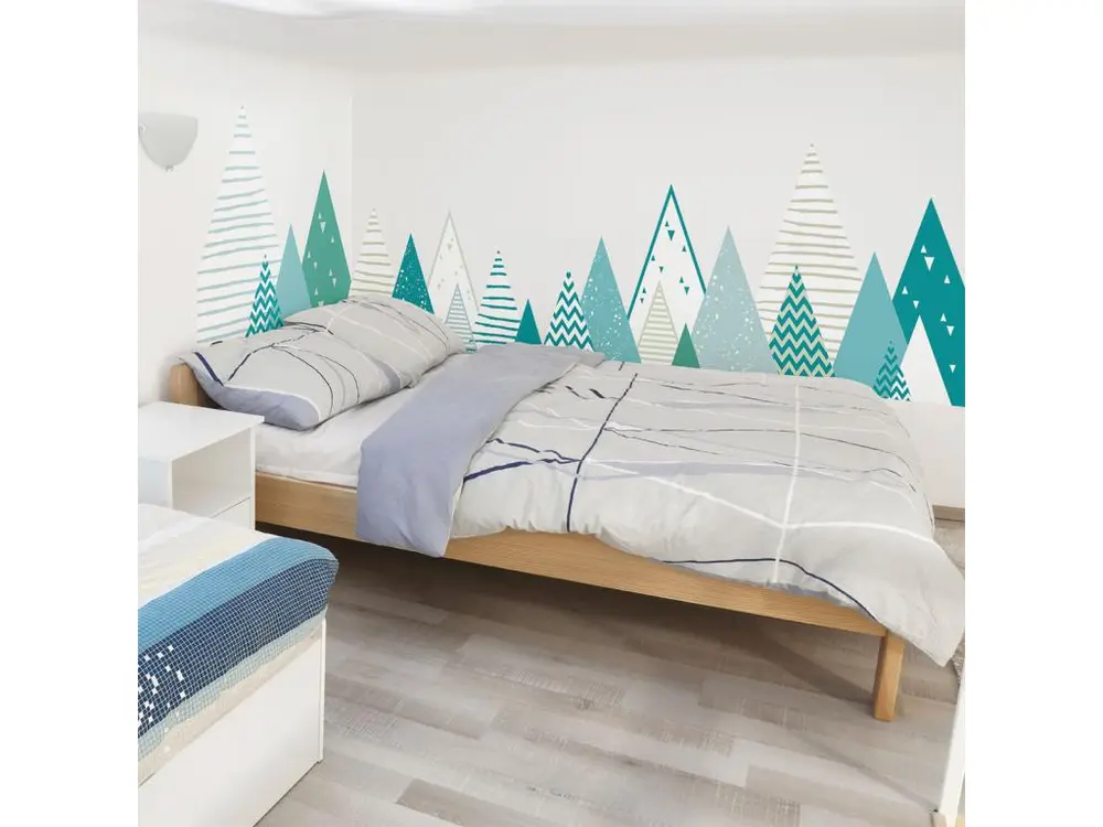 Stickers enfant montagnes scandinaves ritaka 70 X 115 cm