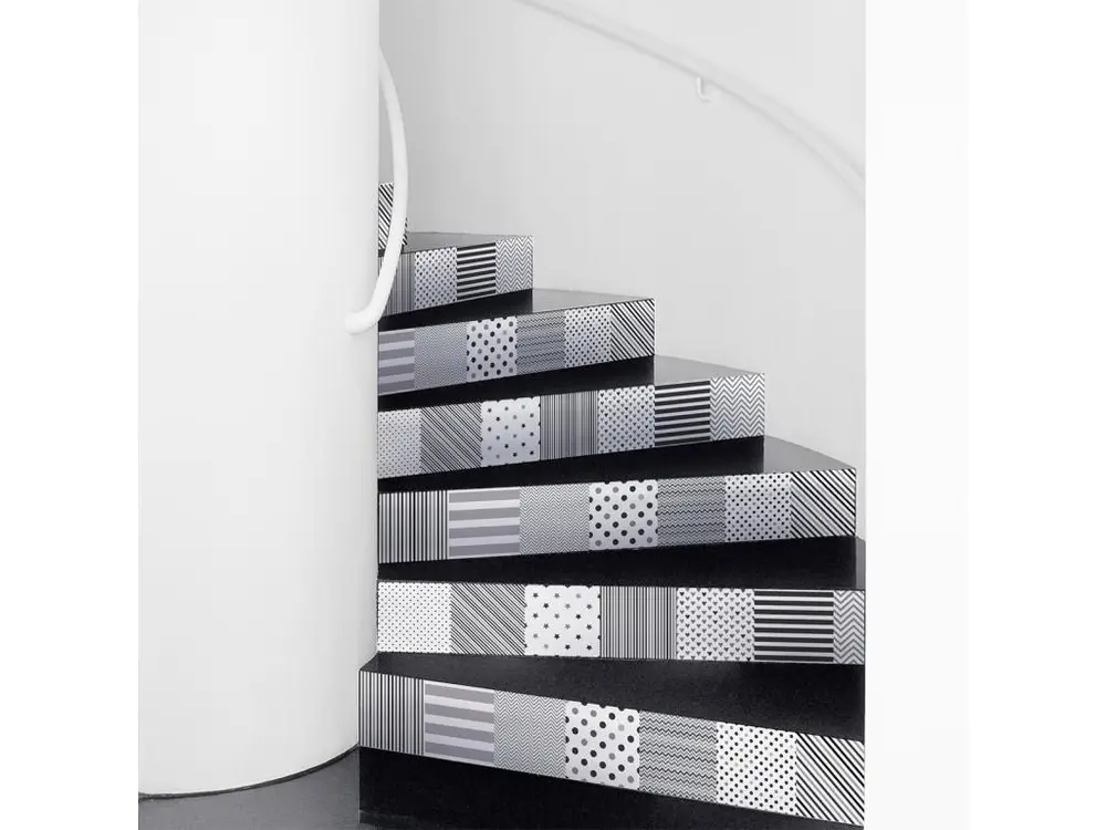 Stickers adhésifs escalier carrelages contremarche - HARALD - 41x143.5cm