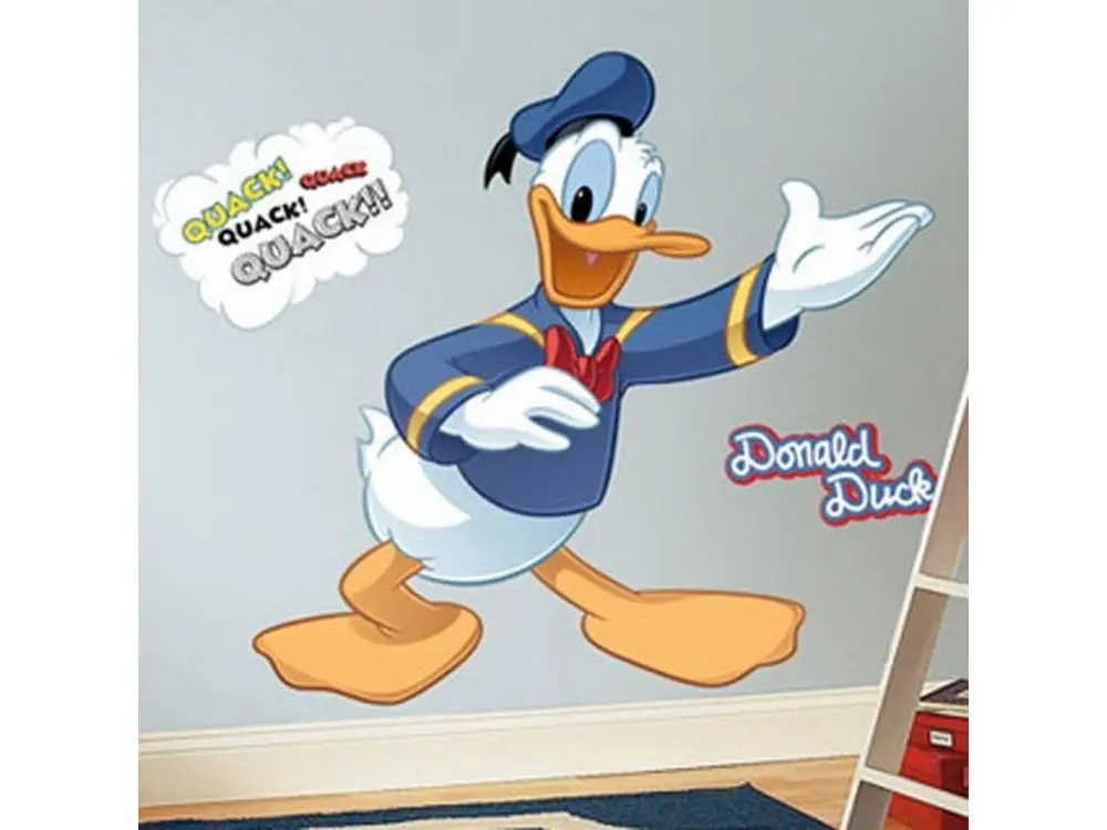 Grands stickers muraux repositionnables Donald