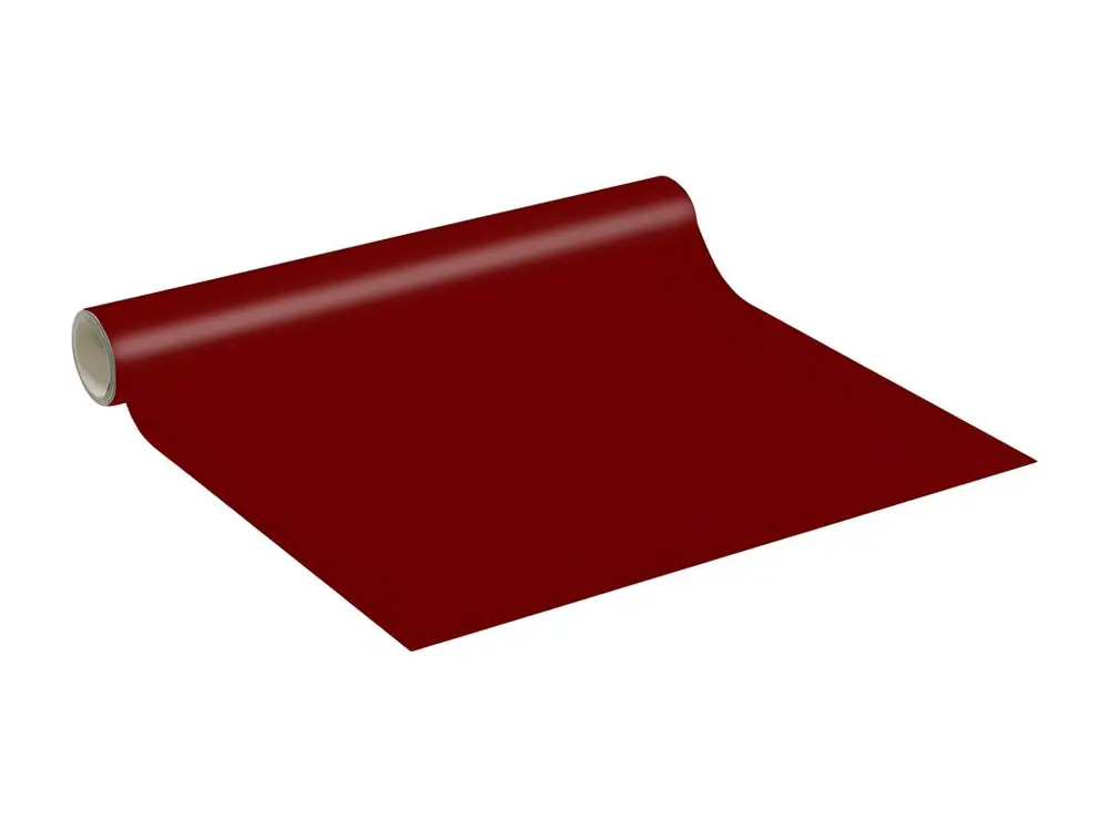 Rouleau adhésif décoratif Vinyle au Mètre - Sticker Lavable Imperméable Mur Cuisine Meubles - 60cmx9m - Bordeaux