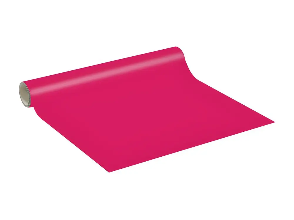 Rouleau adhésif décoratif Vinyle au Mètre - Sticker Lavable Imperméable Mur Cuisine Meubles - 60cmx5m - Fushia