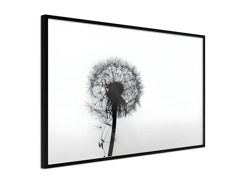 Affiche Murale Encadrée "Waiting for the Wind" 60 x 40 cm Noir