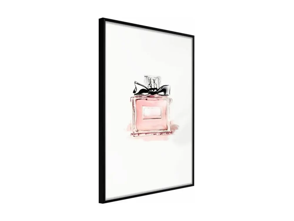 Affiche Murale Encadrée "Pink Scent" 20 x 30 cm Noir