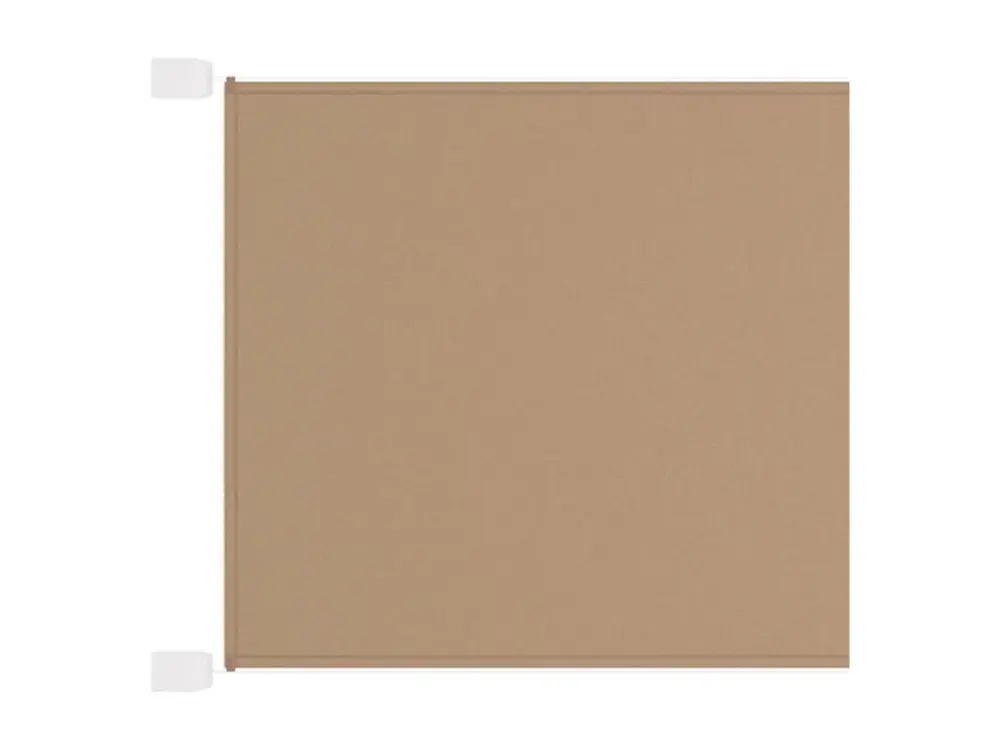 Auvent vertical Taupe 100x360 cm Tissu oxford