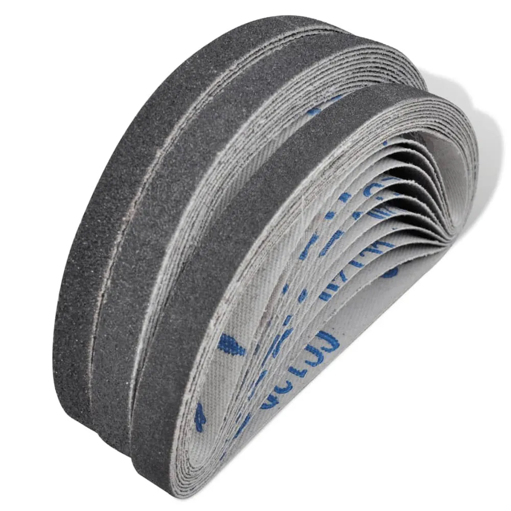 Lot de 30 courroies abrasives pour ponceuse à bande pneumatique