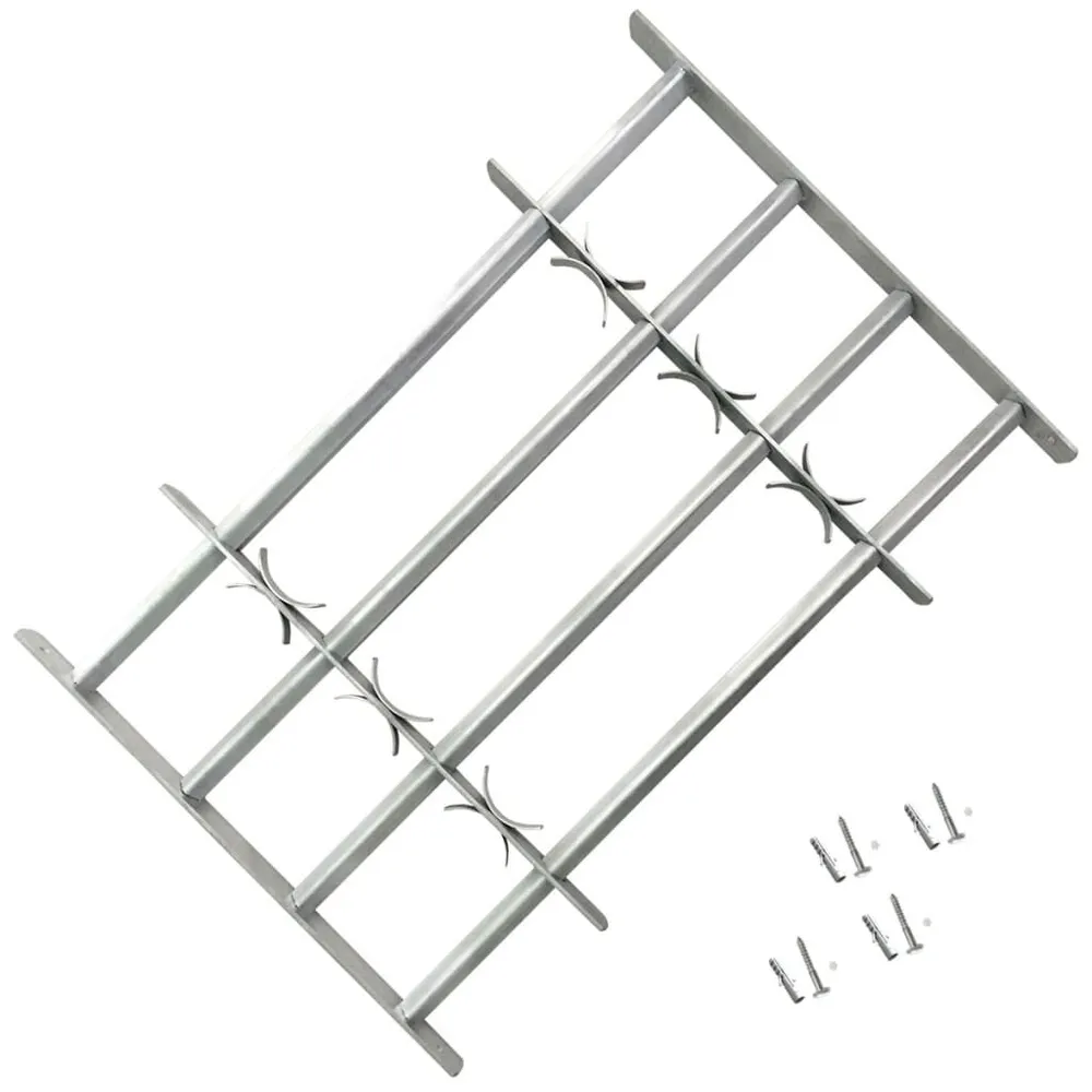 Grille réglable de sécurité de fenêtres et 4 barres 700-1050 mm