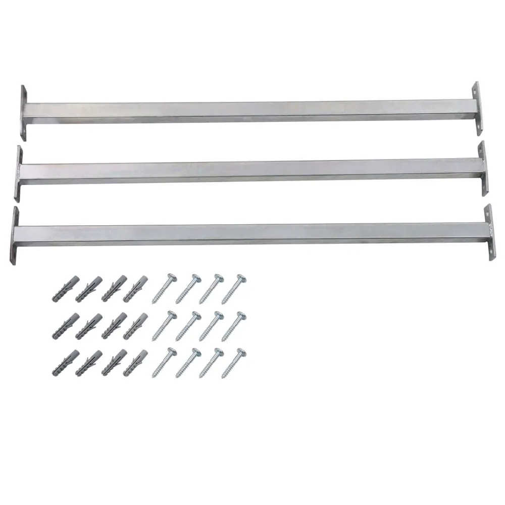 Barres de fenêtre réglables de sécurité 3 pcs 710-1200 mm