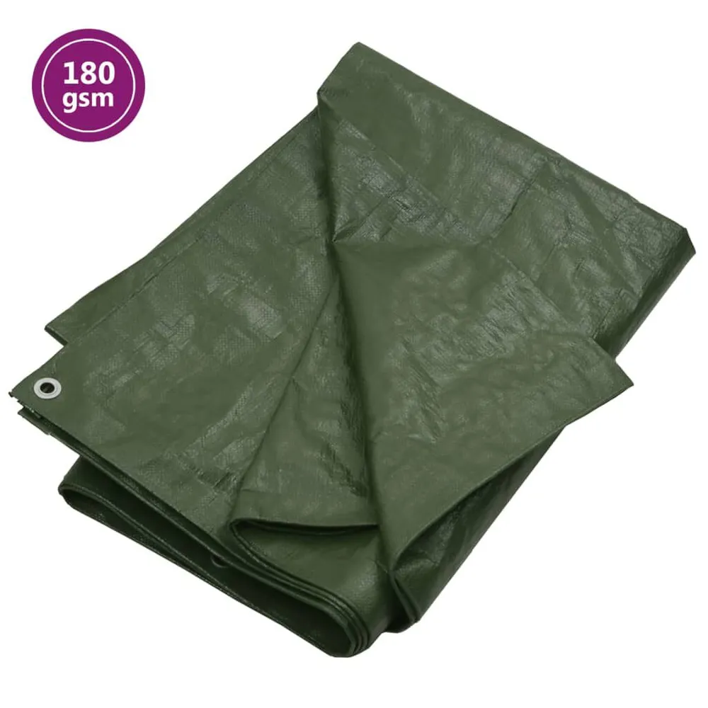 Bâche 180 g/m² 2x3 m Vert PEHD