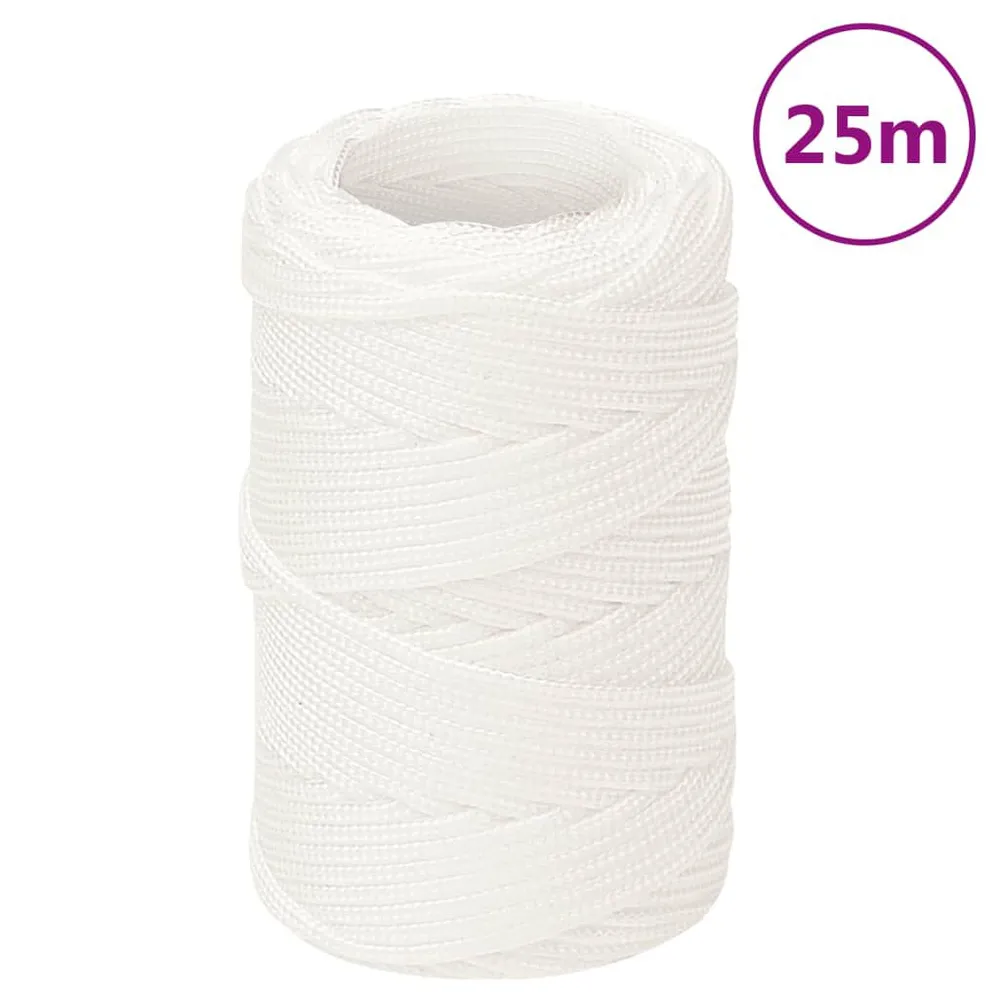 Corde de bateau Blanc complet 2 mm 25 m Polypropylène