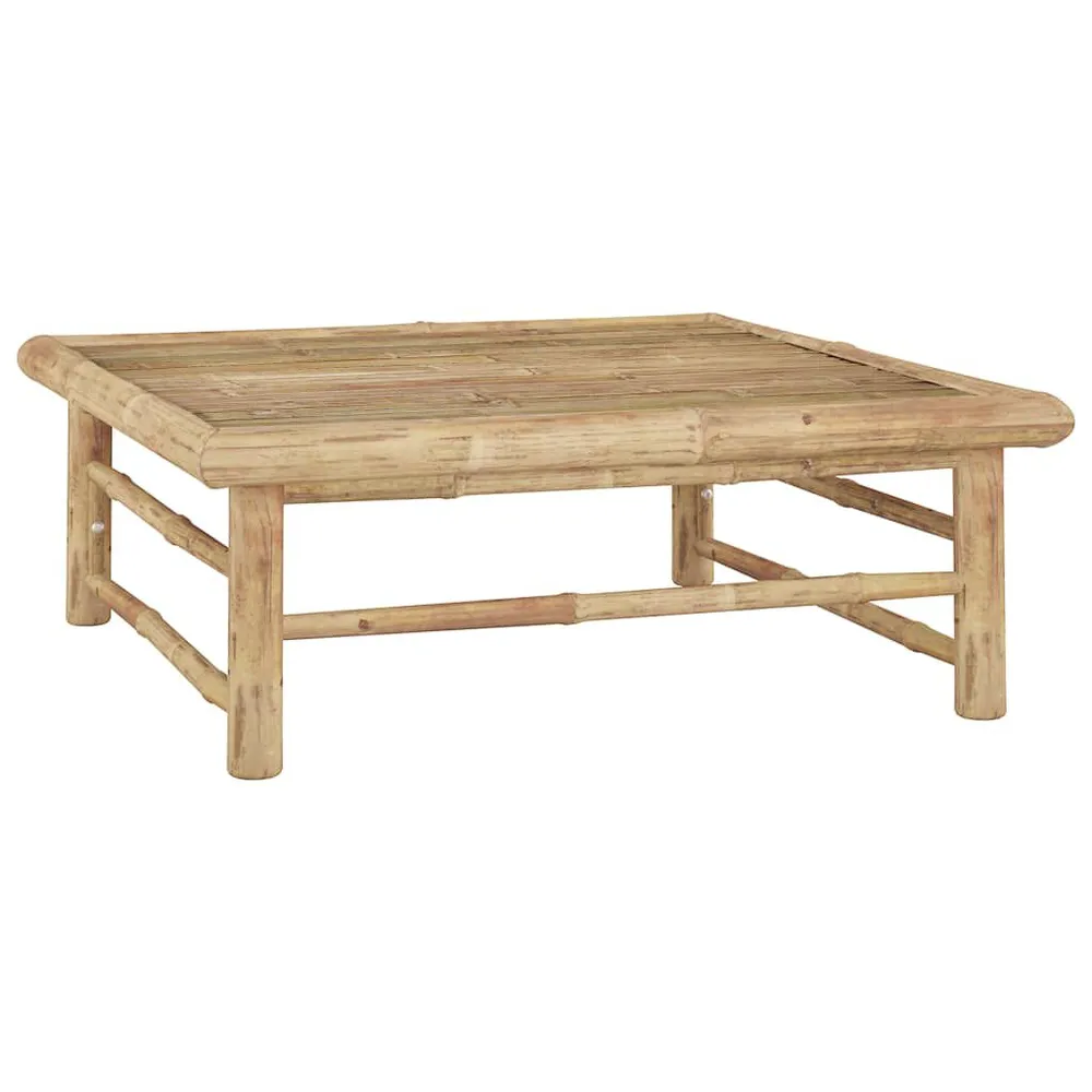 Table de jardin 65x65x30 cm Bambou