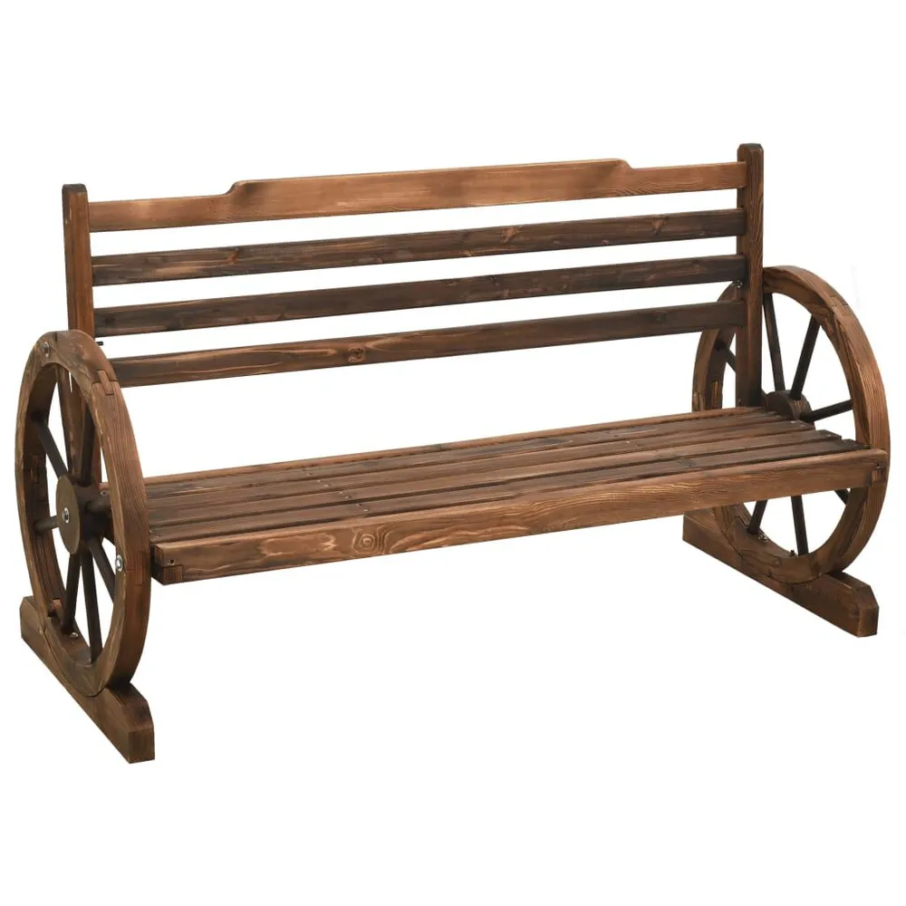 Banc de jardin 112 cm bois de sapin massif