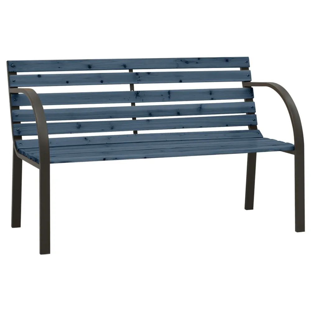 Banc de jardin pour enfants 81 cm bois de pin chinois gris