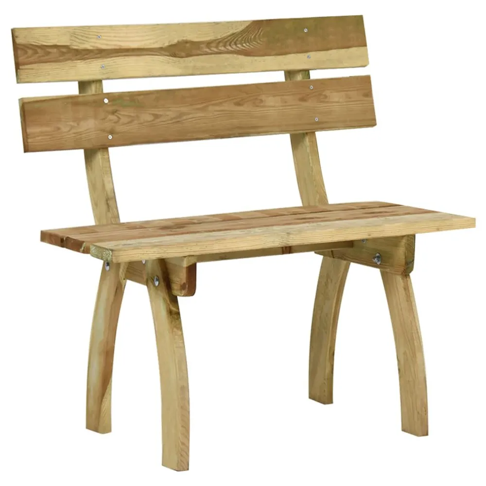 Banc de jardin 110 cm bois de pin imprégné