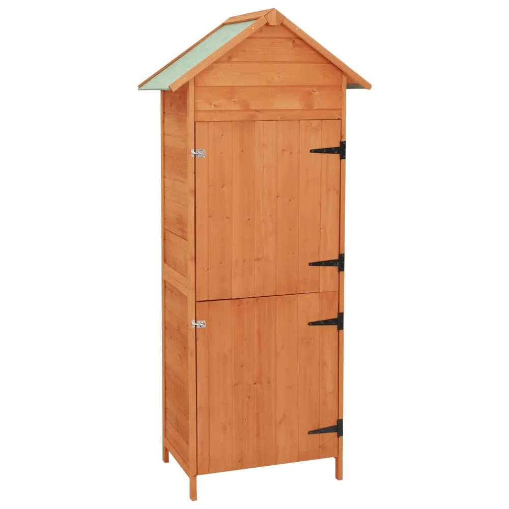 Armoire de rangement de jardin Marron 42,5x64x190 cm