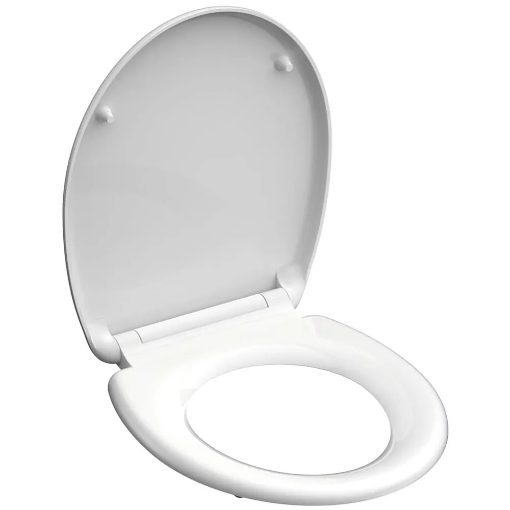 SCHÜTTE Siège de toilette WHITE duroplast