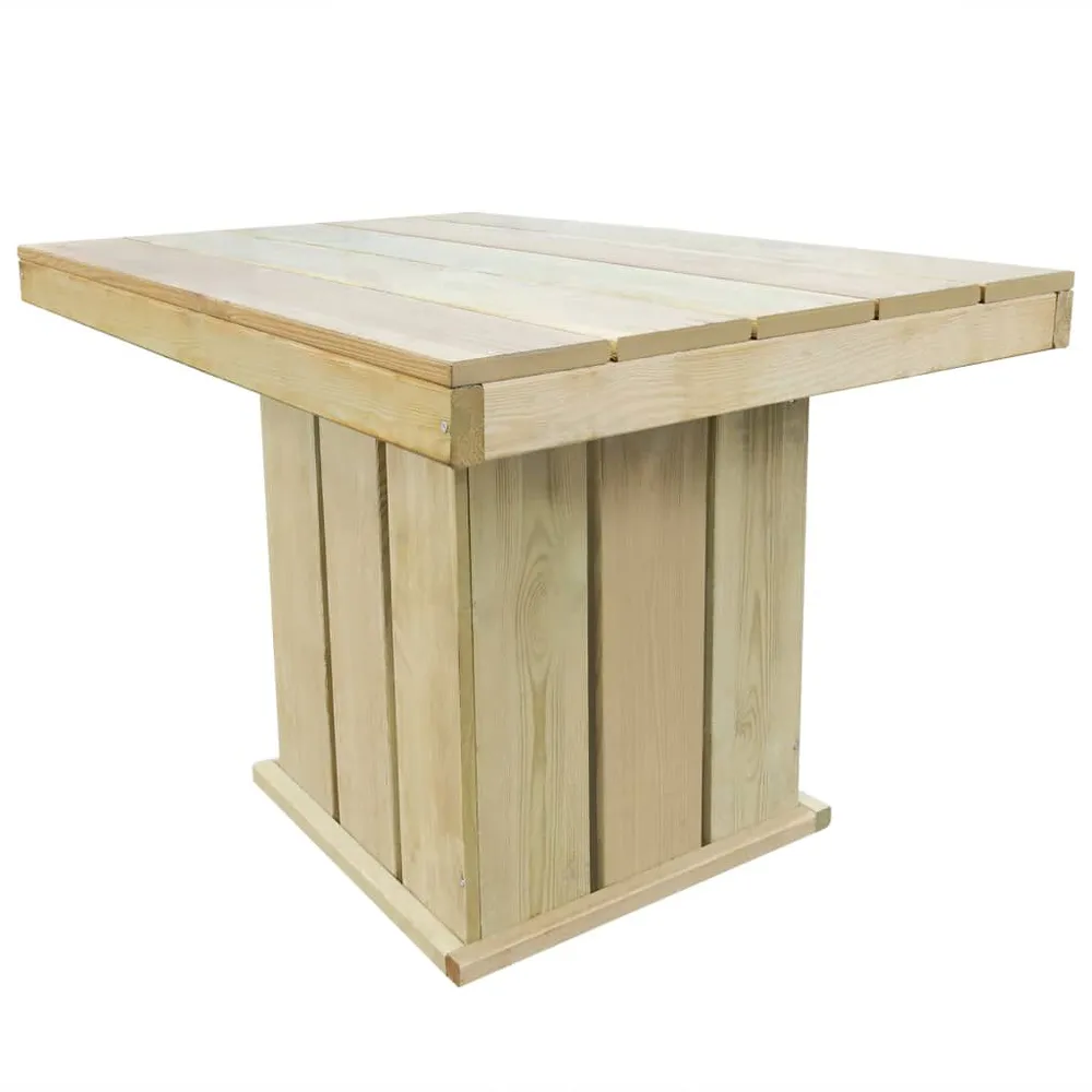 Table de jardin 110x75x74 cm Bois de pin imprégné