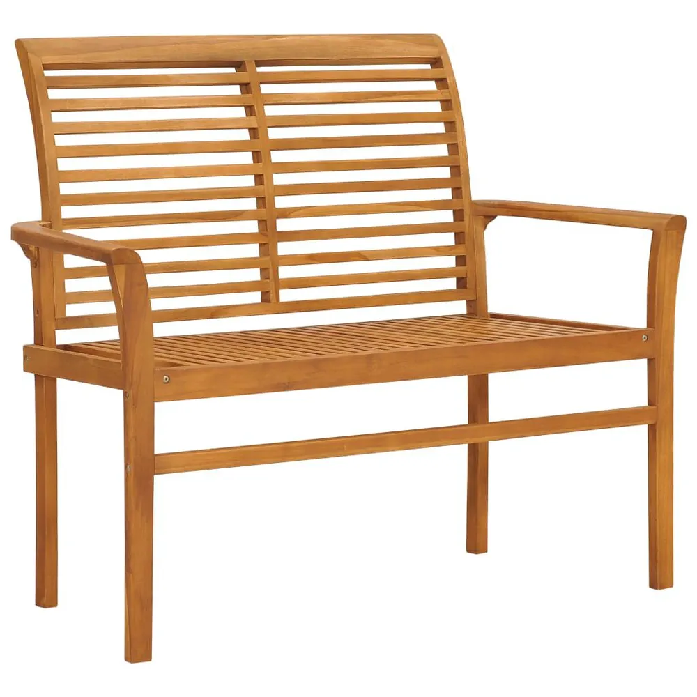 Banc de jardin 112 cm Bois de teck solide