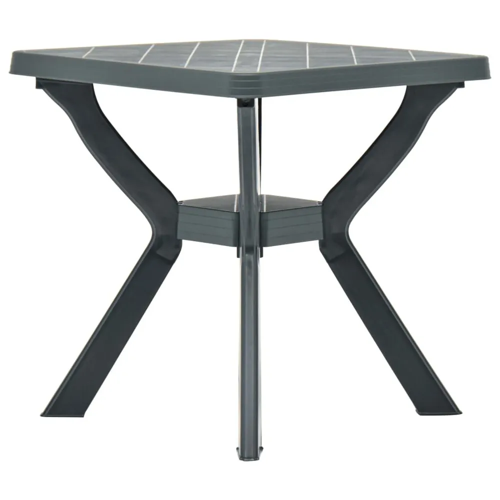 Table de bistro Vert 70x70x72 cm Plastique