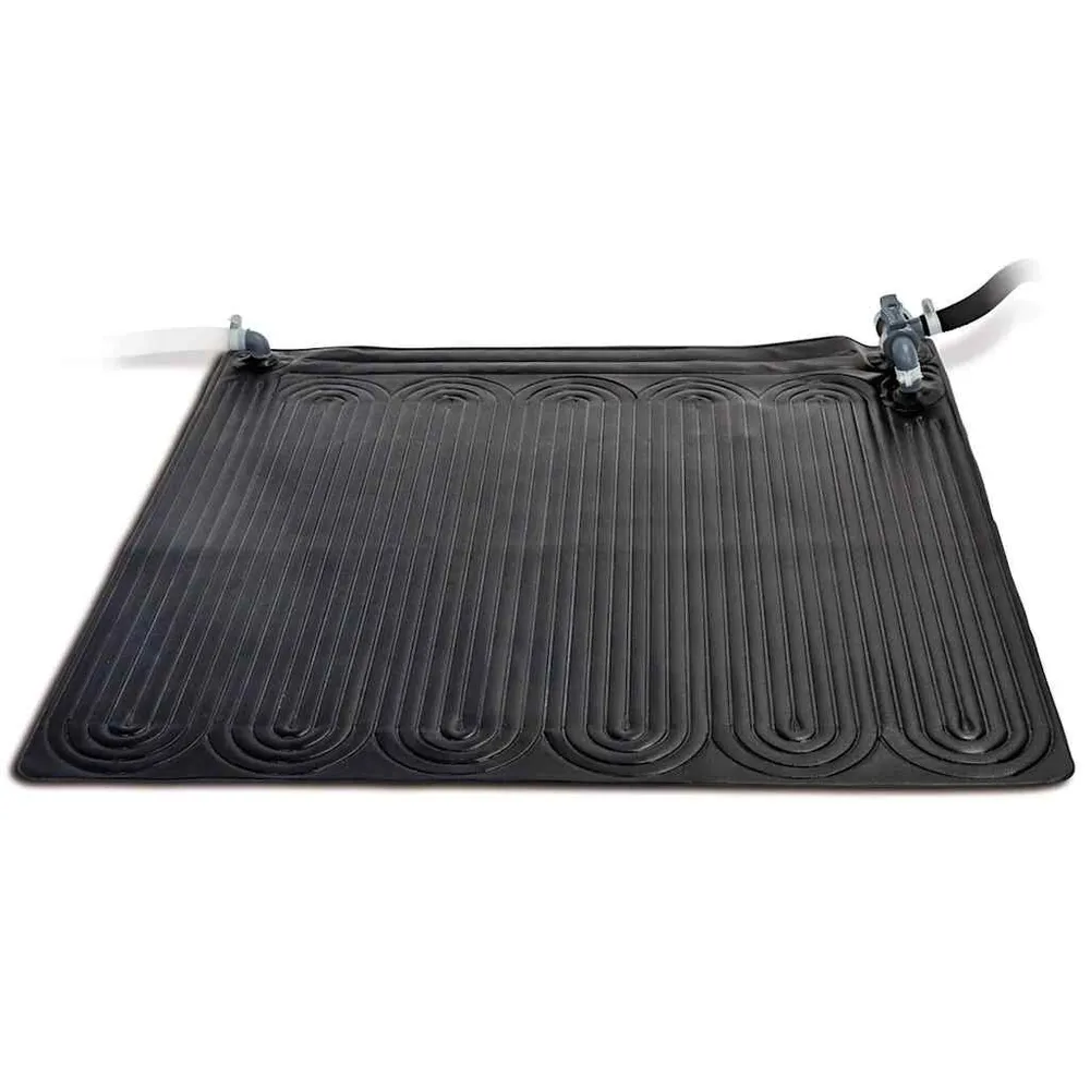 Intex Tapis solaire chauffant PVC 1,2x1,2 m Noir 28685