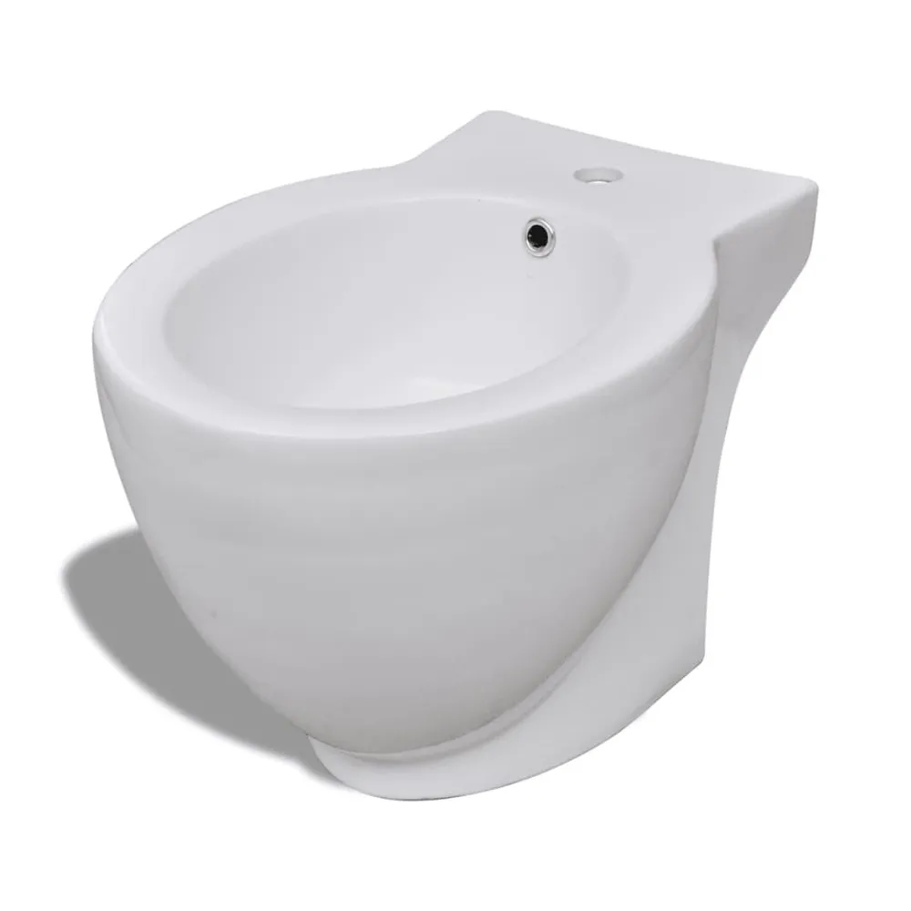 Bidet rond Céramique haute qualité Blanc