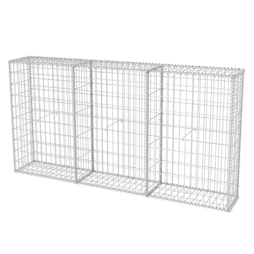 Panier de gabion Acier galvanisé 200x30x100 cm