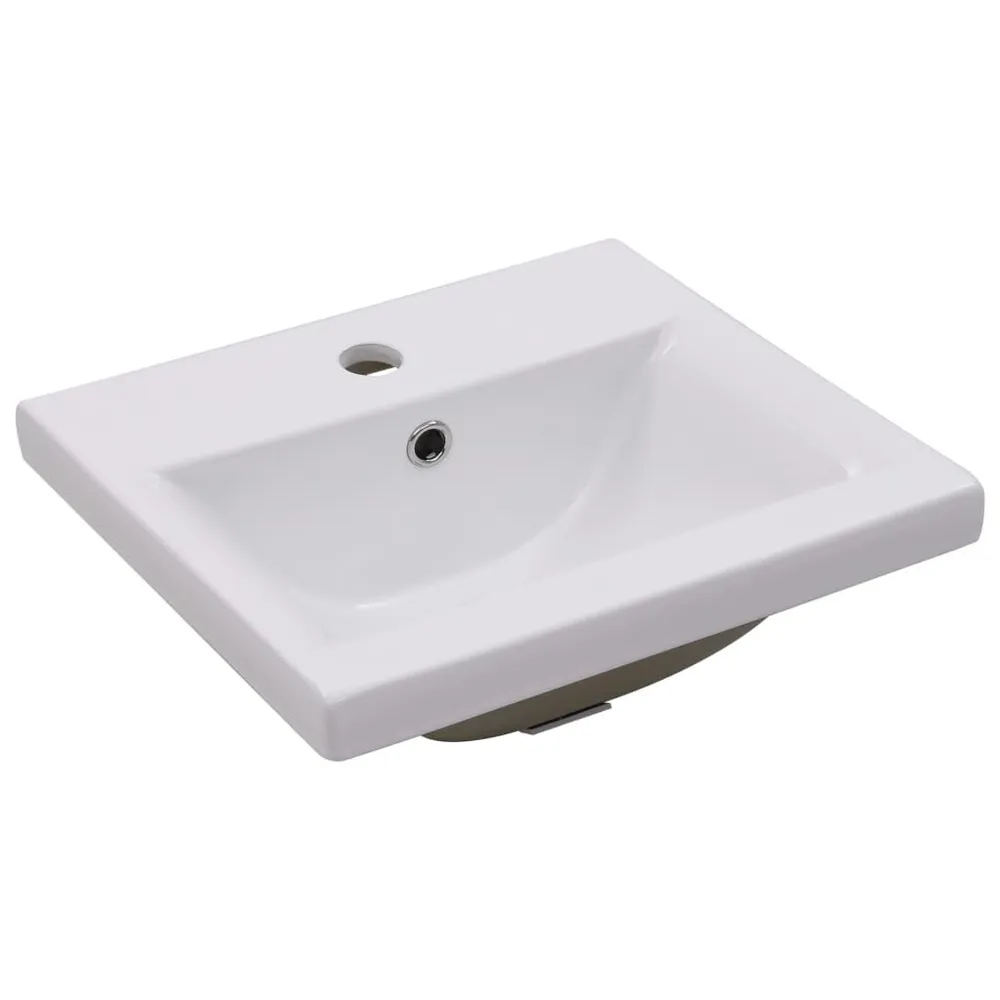 Lavabo encastré 42 x 39 x 18 cm Céramique Blanc