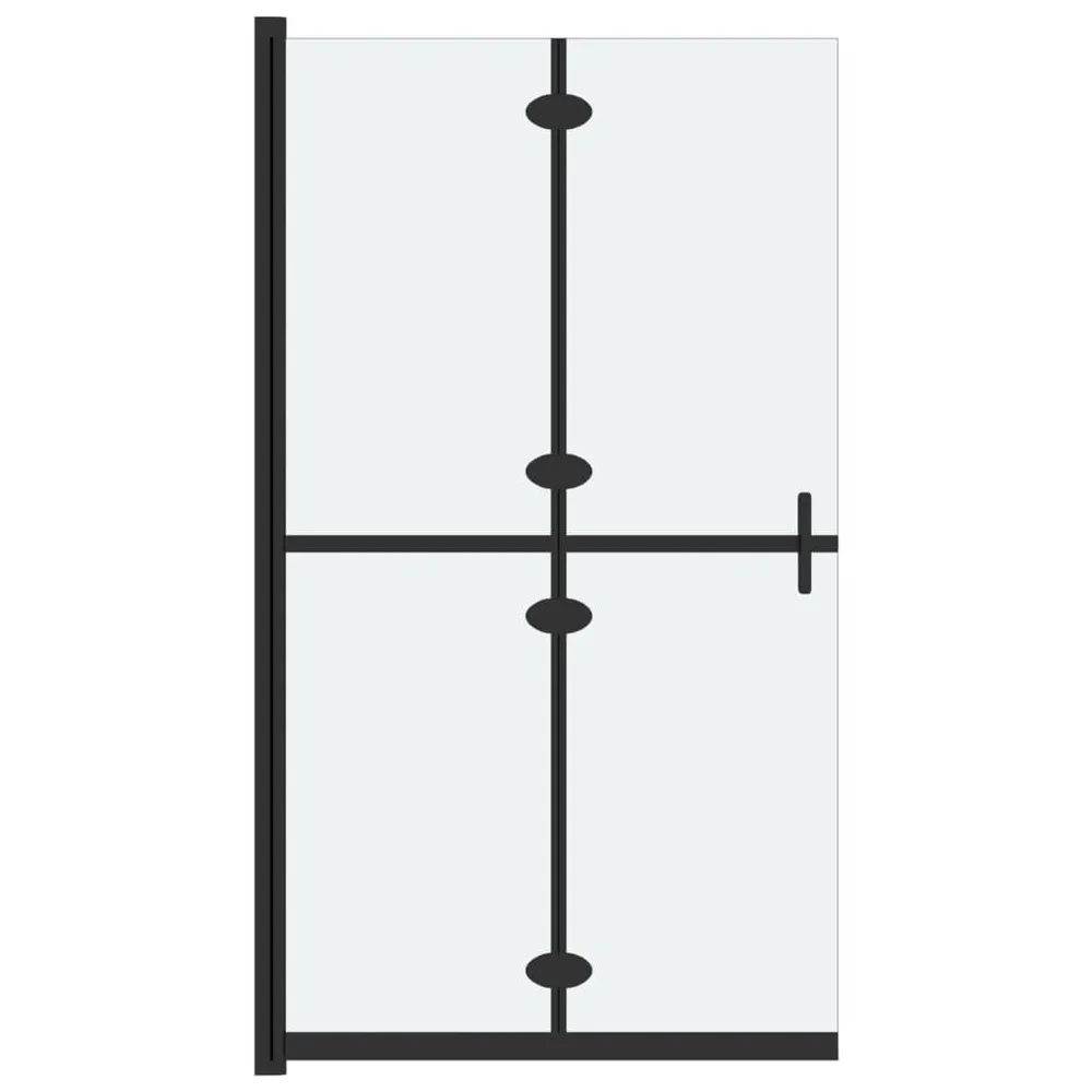 Paroi de douche pliable Verre ESG dépoli 70x190 cm