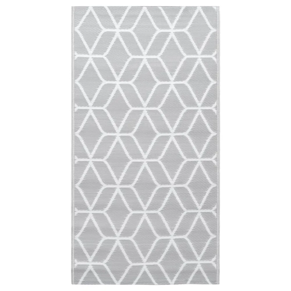 Tapis d'extérieur Gris 120x180 cm PP