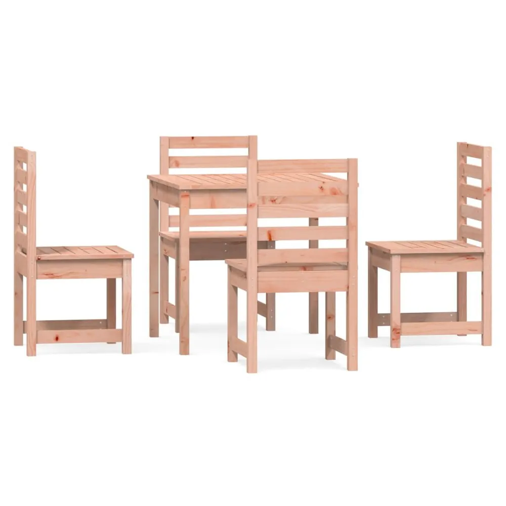 Ensemble à manger de jardin 5 pcs bois massif Douglas