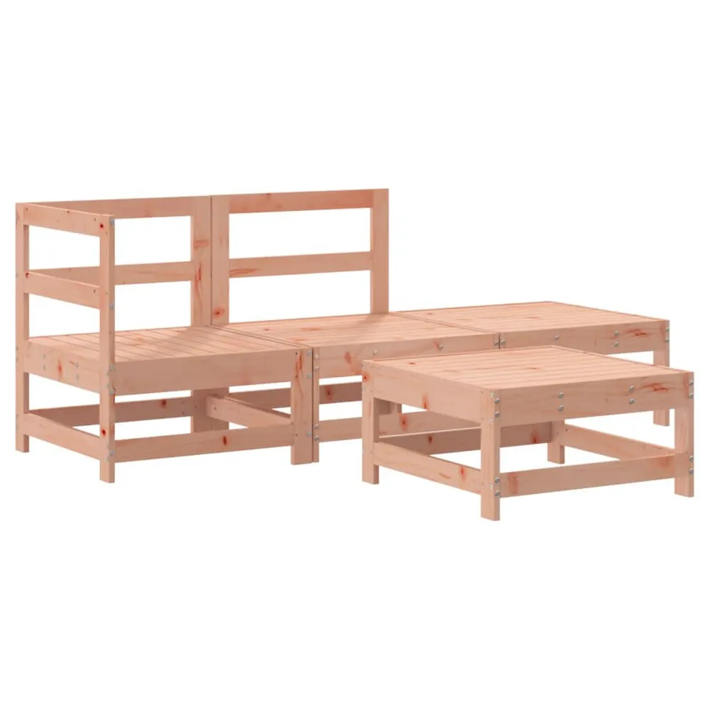 Salon de jardin 4 pcs bois massif douglas