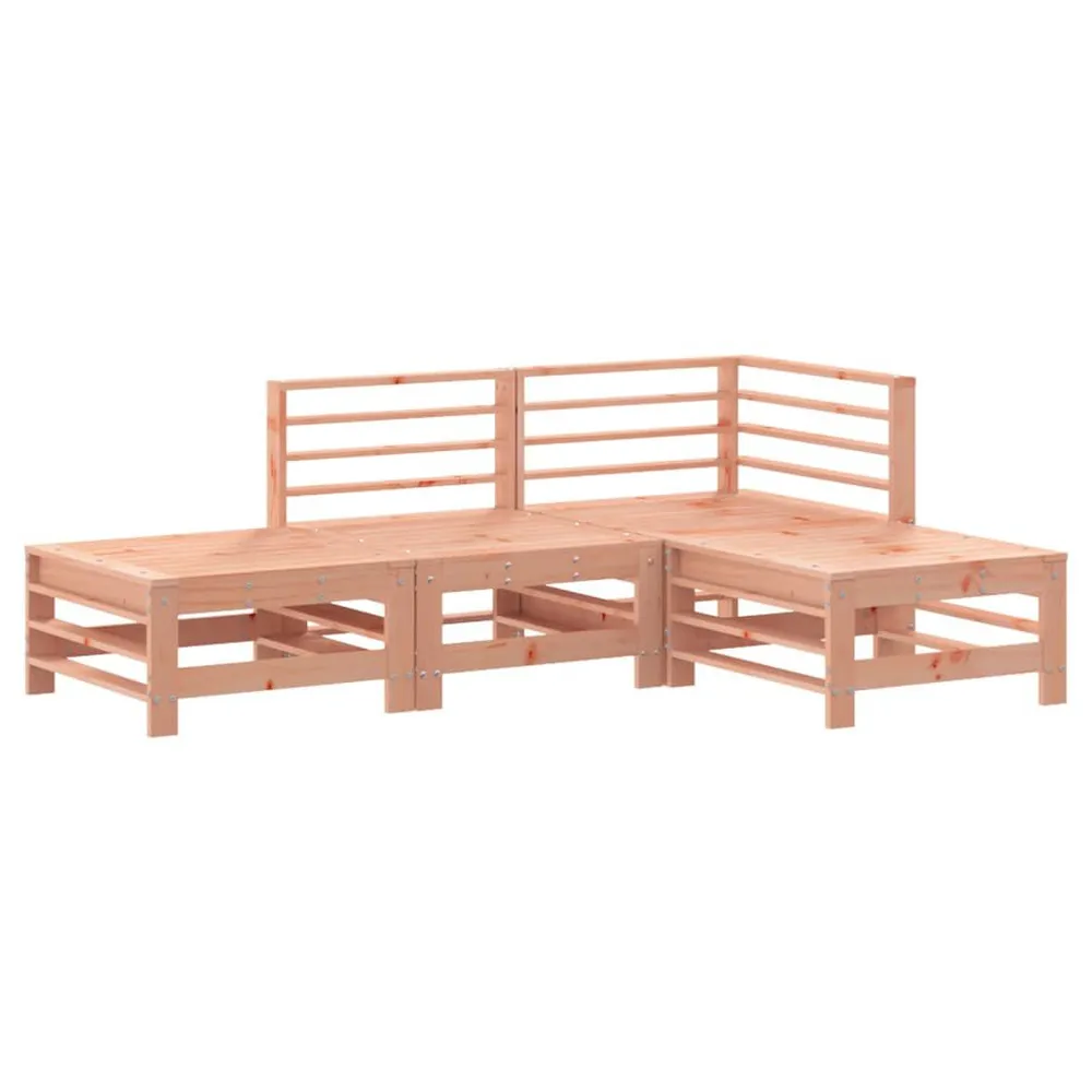 Salon de jardin 4 pcs bois massif douglas