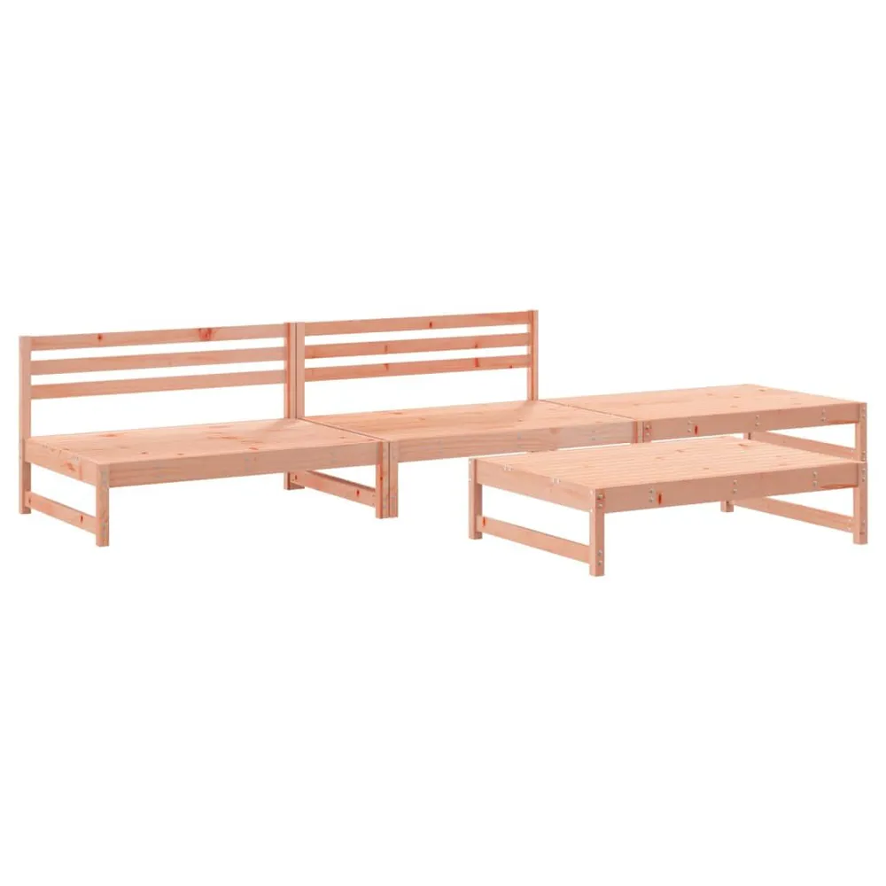 Salon de jardin 4 pcs bois massif douglas