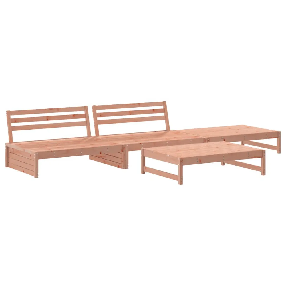 Salon de jardin 4 pcs bois massif douglas