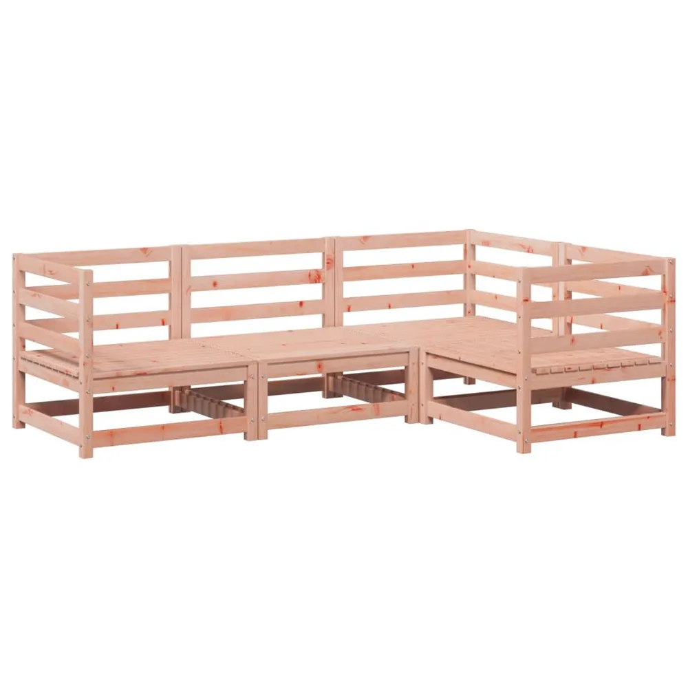 Salon de jardin 4 pcs bois massif sapin de douglas