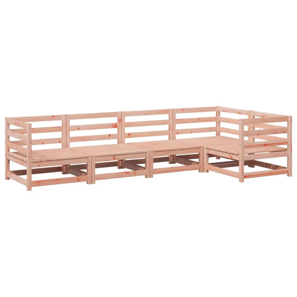 Salon de jardin 5 pcs bois massif sapin de douglas