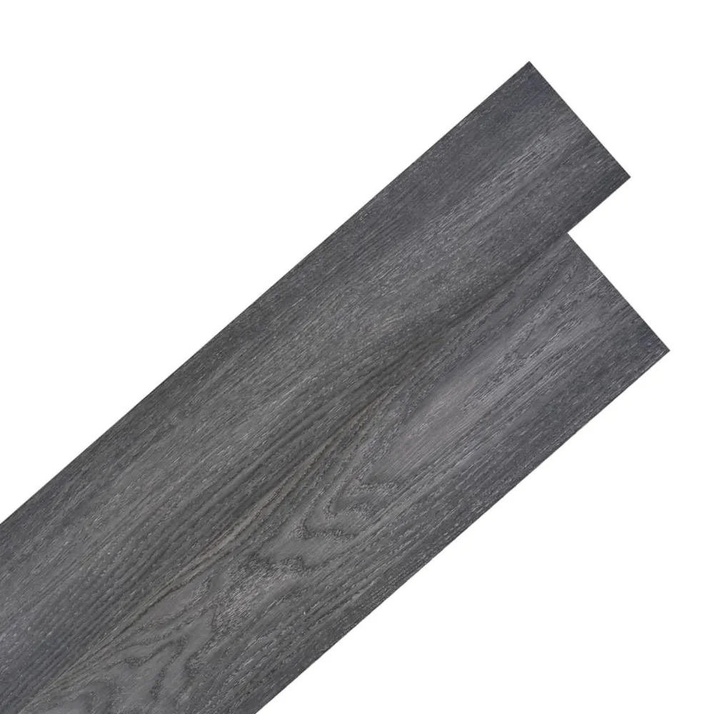 Dalles de plancher PVC autoadhésif 5,21 m² 2 mm noir et blanc