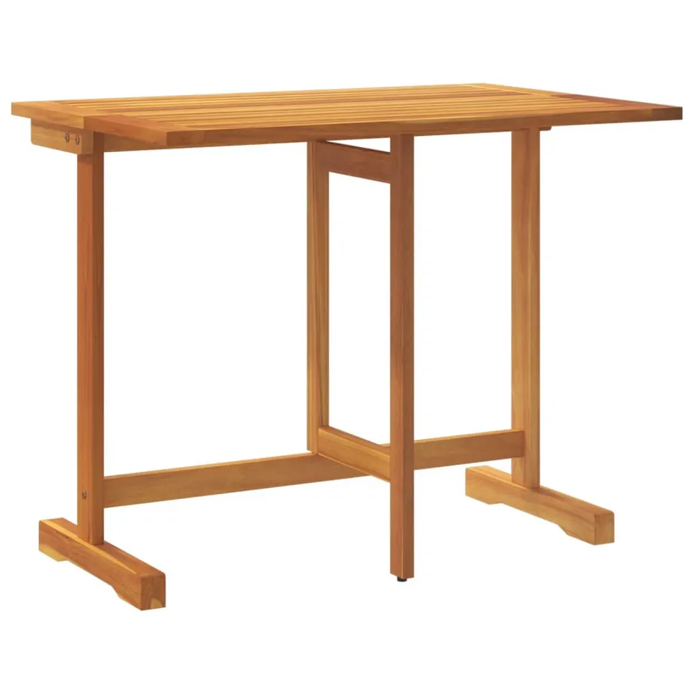 Table pliable de balcon 90x60x72 cm bois d'acacia solide