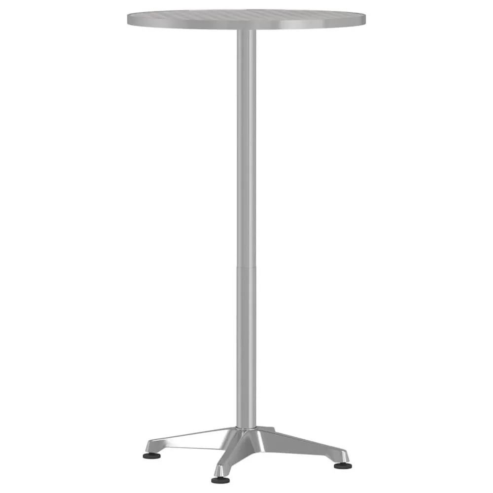 Table de bar d’extérieur réglable en hauteur aluminium