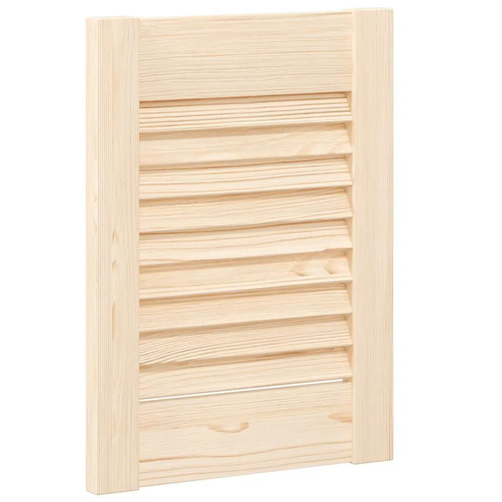 Porte d'armoire à persiennes 39,5x29,5 cm bois de pin massif