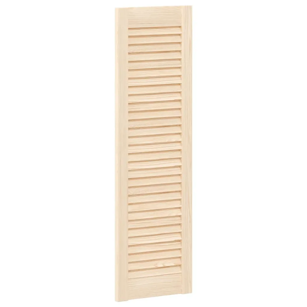 Porte d'armoire à persiennes 99x29,5 cm bois de pin massif