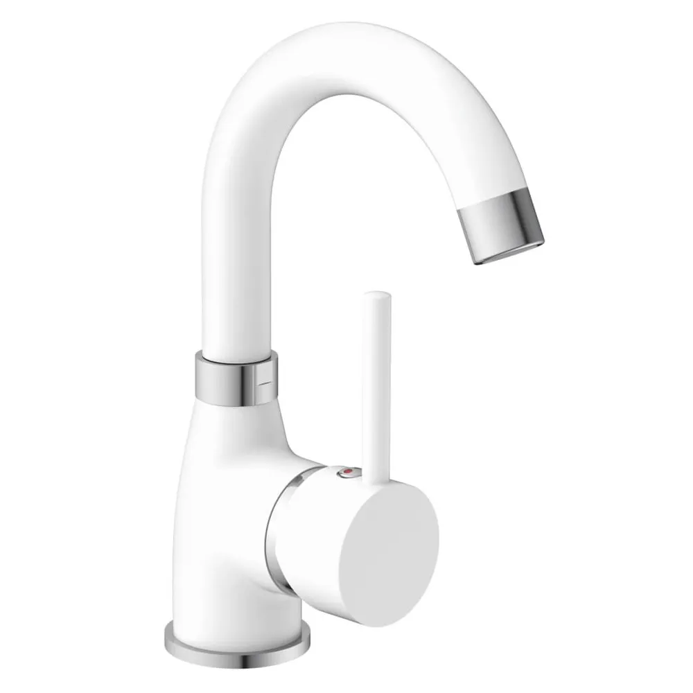 EISL Mitigeur de lavabo FUTURA blanc-chrome