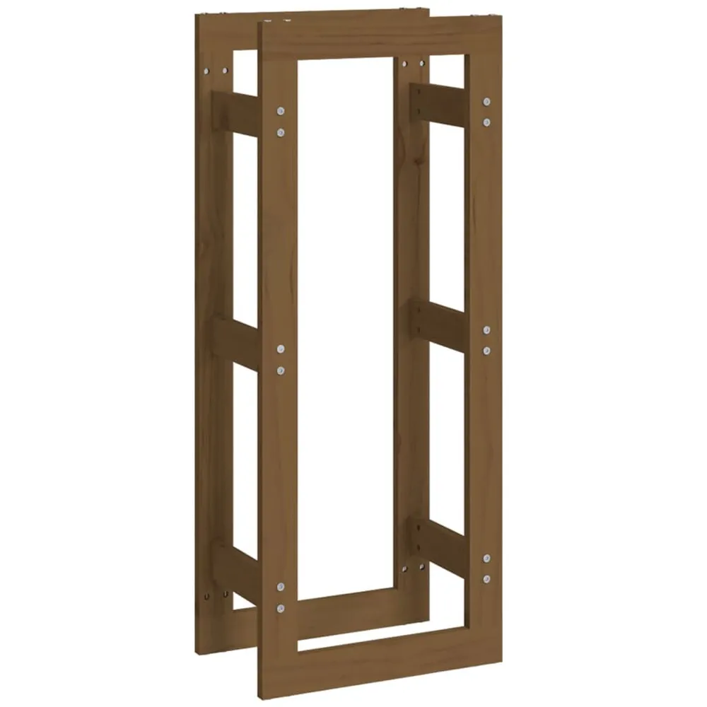 Support de bois de chauffage Marron miel 41x25x100cm Pin massif