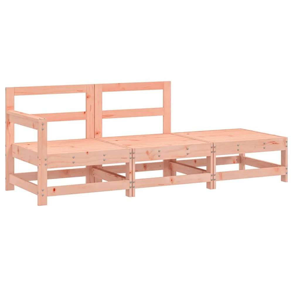 Salon de jardin 3 pcs bois massif douglas