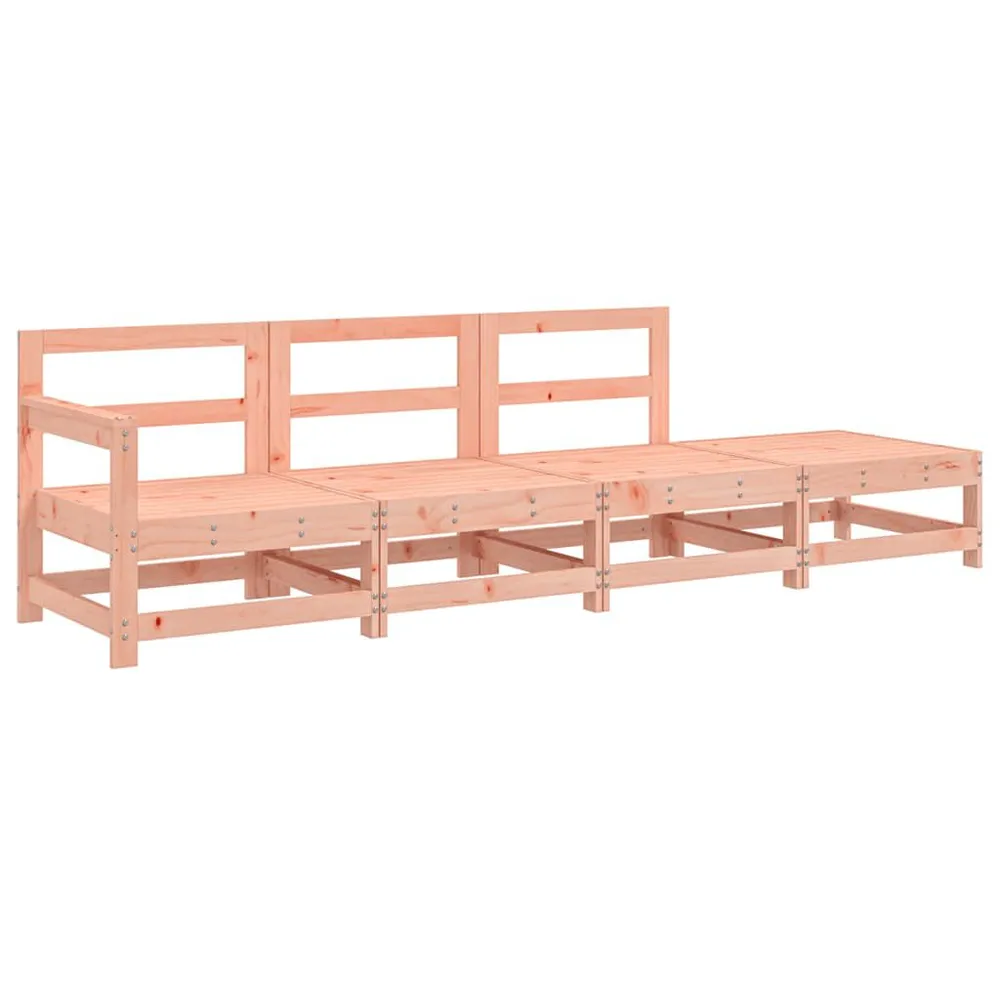 Salon de jardin 4 pcs bois massif douglas