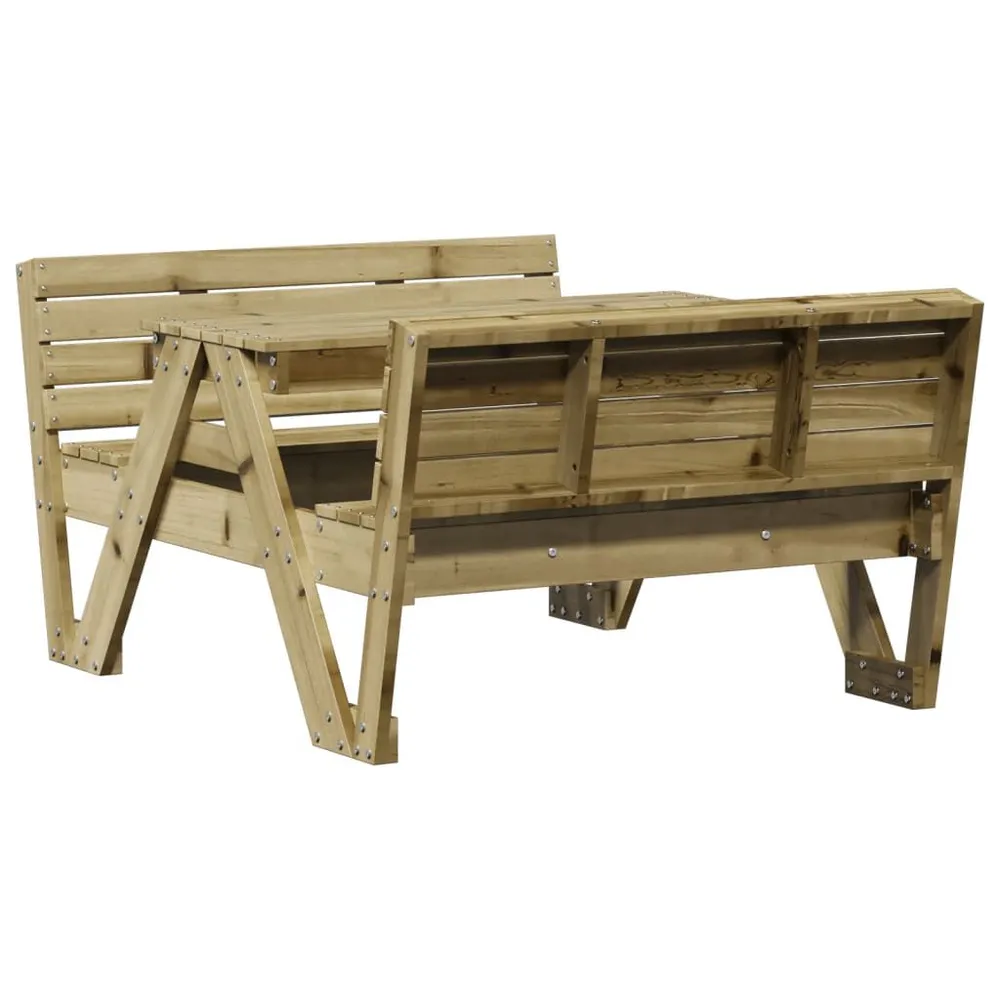 Table de pique-nique pour enfants bois de pin imprégné