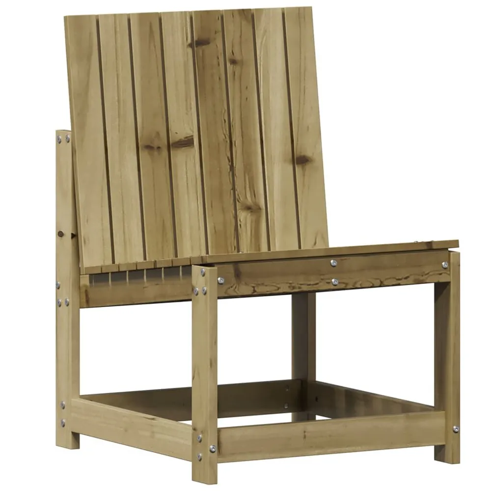 Chaise de jardin 50,5x55x77 cm bois de pin imprégné