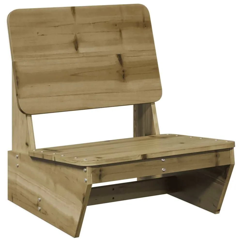 Chaise de jardin 60x64x70,5 cm bois de pin imprégné